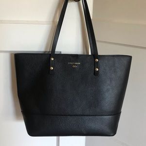 Cole Haan Medium Sized Leather Tote Bag